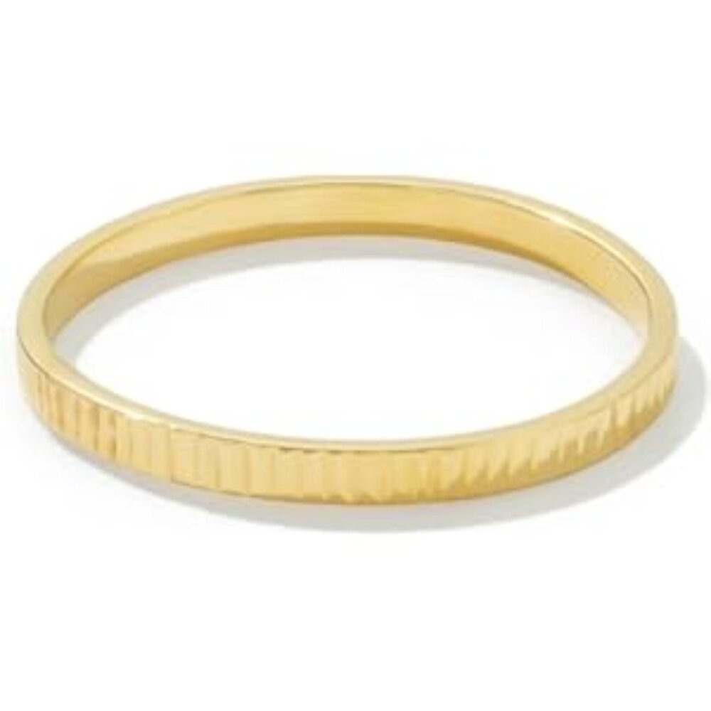 Jtv 10K Solid Gold Yellow ring band 2mm new without tags Wedding size 7